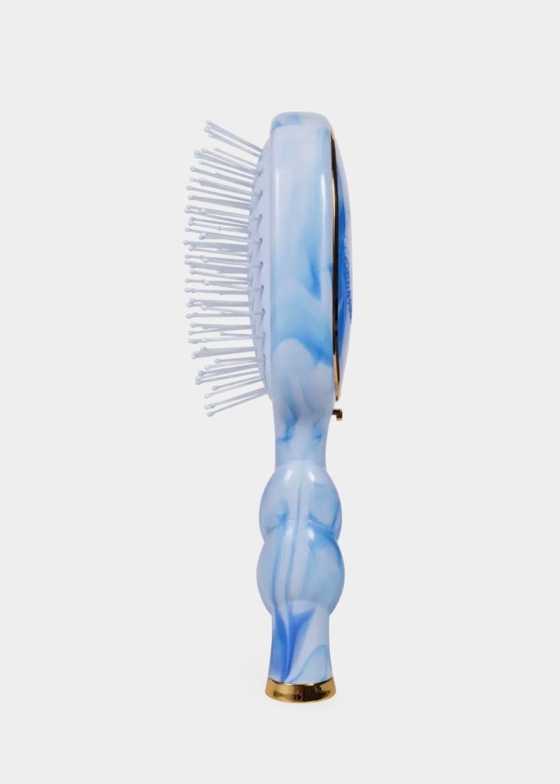 Mini Detangler Brush For Medium Hair - Tide & True Blue - Teleties Hair Brush -Jimberly's Boutique-Olive Branch-Mississippi