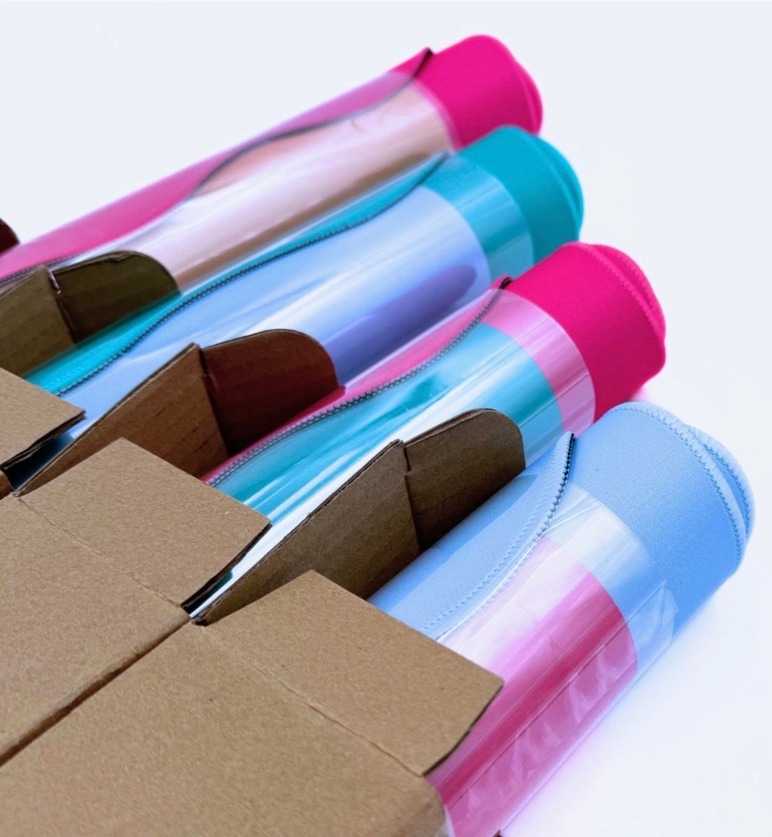 Mini Mahjong Mat - Pink Center/Blue Scallop | My Fair Mahjong - Mahjong Mat -Jimberly's Boutique-Olive Branch-Mississippi