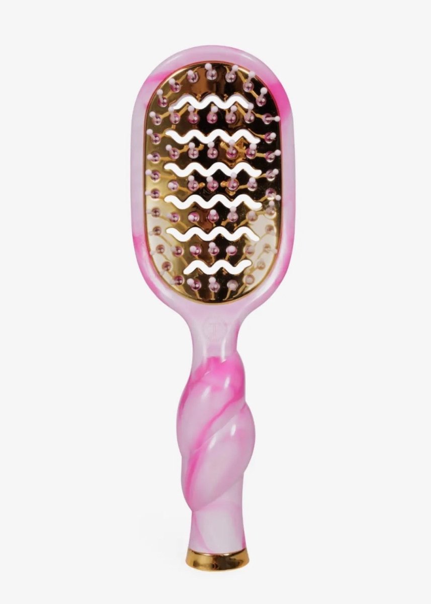 Mini Vented Brush – Pinch Me Pink | TELETIES - Teleties Hair Brush -Jimberly's Boutique-Olive Branch-Mississippi