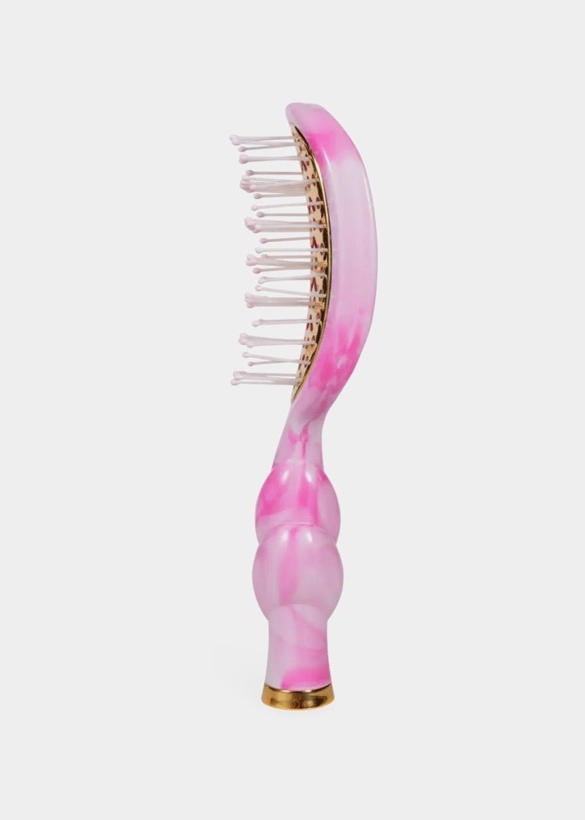 Mini Vented Brush – Pinch Me Pink | TELETIES - Teleties Hair Brush -Jimberly's Boutique-Olive Branch-Mississippi