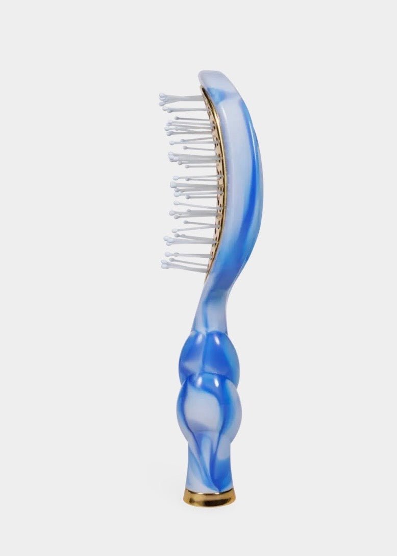 Mini Vented Brush – Tide & True Blue | TELETIES - Teleties Hair Brush -Jimberly's Boutique-Olive Branch-Mississippi