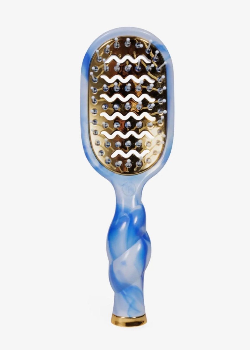 Mini Vented Brush – Tide & True Blue | TELETIES - Teleties Hair Brush -Jimberly's Boutique-Olive Branch-Mississippi