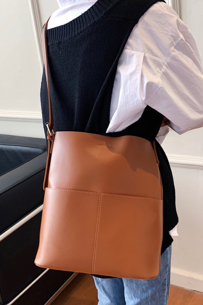 Minimalist Shoulder Tote Bag - Purse -Jimberly's Boutique-Olive Branch-Mississippi