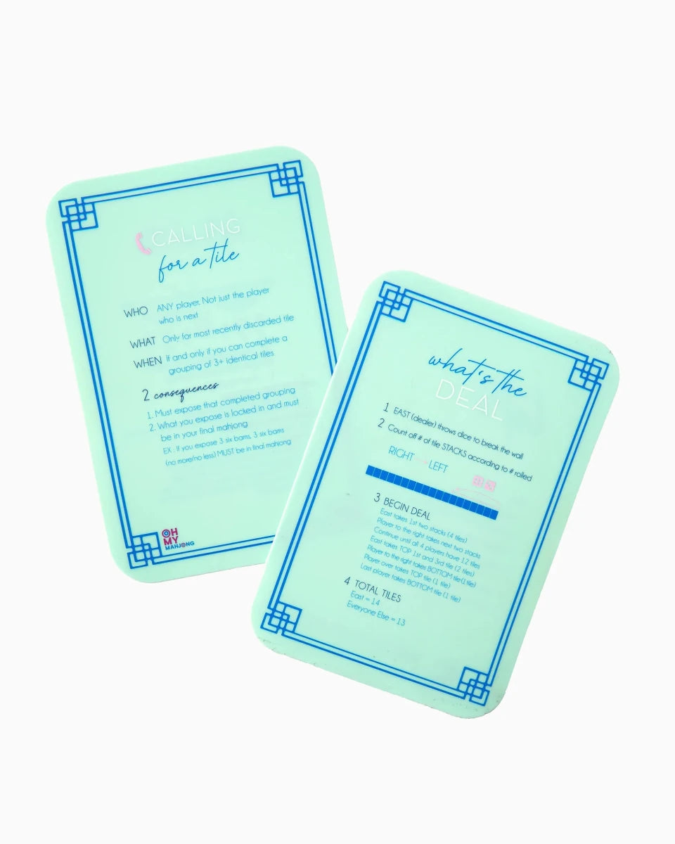 Mint Mahjong Shufflers | Oh My Mahjong - Mahjong Shufflers - Jimberly's Boutique - Olive Branch - Mississippi
