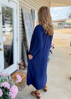 Miranda Midi Dress - Navy - midi dress - Jimberly's Boutique - Olive Branch - Mississippi