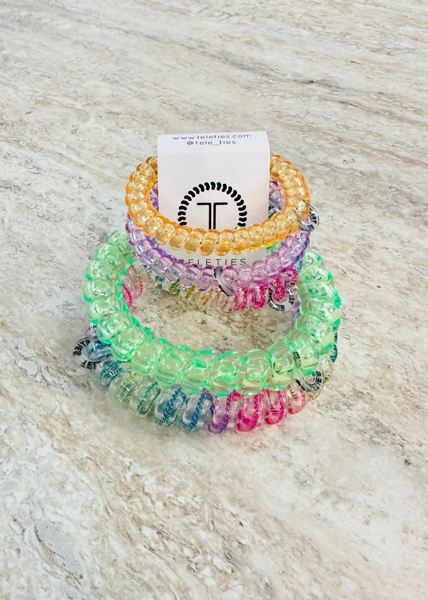 Mix Pack Teleties Hair Ties - Technicolor Dreams - Teleties Hair Ties - Jimberly's Boutique - Olive Branch - Mississippi