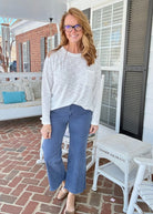 Mobile Acid Wash Straight Wide Pants - Blackberry - casual pants - Jimberly's Boutique - Olive Branch - Mississippi
