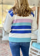 Mock Neck Striped Sweater | Easel - Easel Sweater - Jimberly's Boutique - Olive Branch - Mississippi