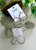 Multi Bead Circle Earrings - earrings -Jimberly's Boutique-Olive Branch-Mississippi