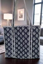 Nantucket Blooms Navy Tote Bag - Jimberly's Boutique - Olive Branch - Mississippi