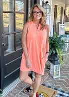 Neon Orange Tank Dress Dear Scarlett - Casual Dress -Jimberly's Boutique-Olive Branch-Mississippi