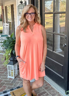 Neon Orange Tank Dress Dear Scarlett - Casual Dress -Jimberly's Boutique-Olive Branch-Mississippi