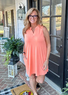Neon Orange Tank Dress Dear Scarlett - Casual Dress -Jimberly's Boutique-Olive Branch-Mississippi