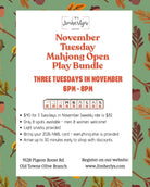 November Tuesday Night Mahjong Open Play Bundle - November 2026 - Jimberly's Boutique-Olive Branch-Mississippi