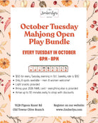October Tuesday Night Mahjong Open Play Bundle - October 2026 - Jimberly's Boutique-Olive Branch-Mississippi