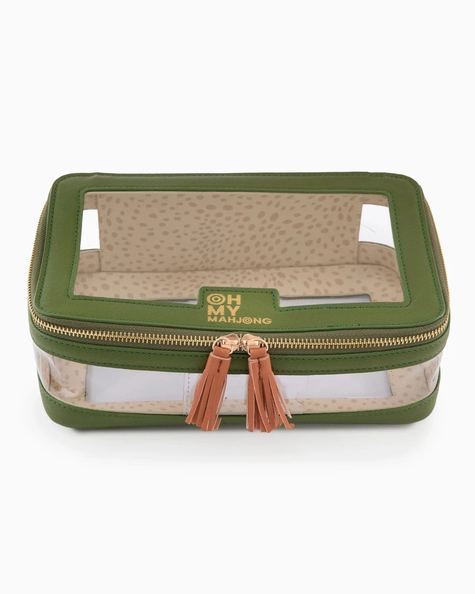Olive Tile Storage Bag | Oh My Mahjong - Mahjong Tile Storage Bag - Jimberly's Boutique - Olive Branch - Mississippi