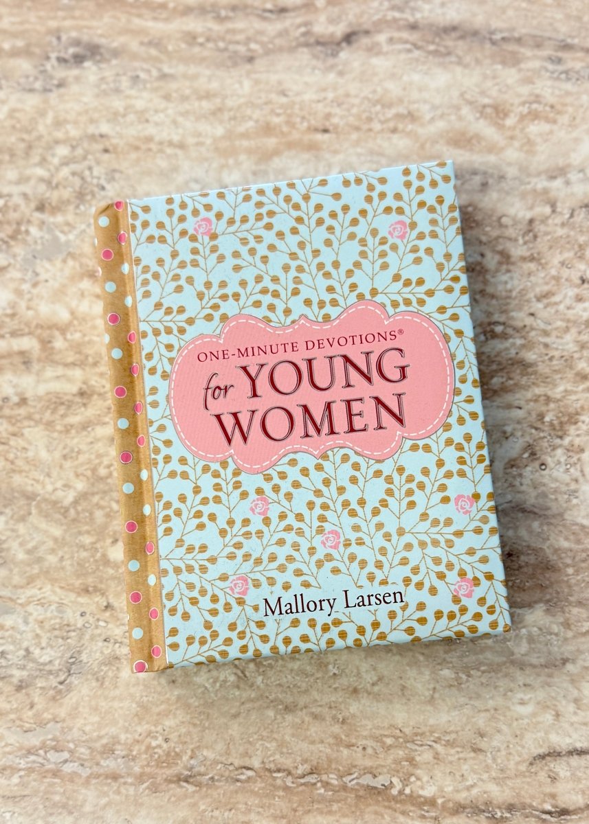One - Minute Devotions For Young Women Padded Hardcover - book - Jimberly's Boutique - Olive Branch - Mississippi
