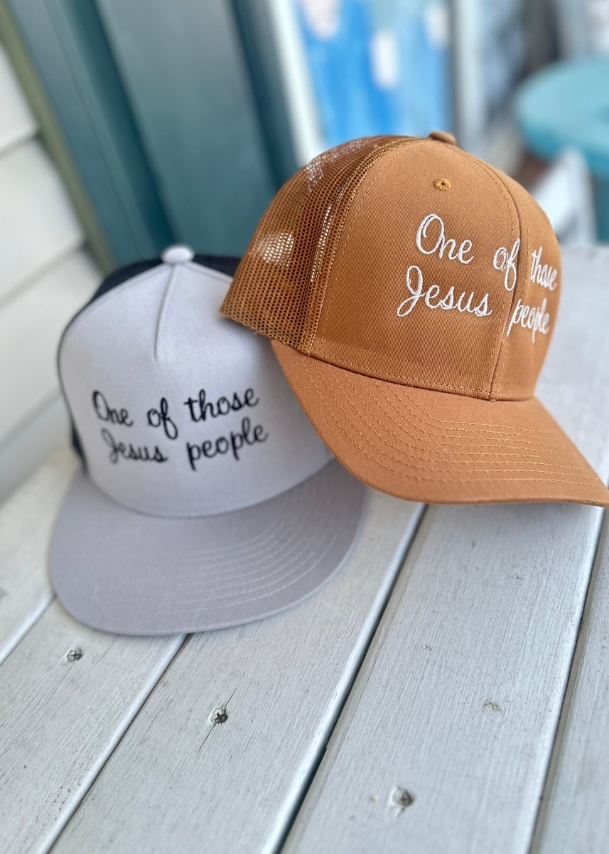 One Of Those Jesus People Structured Trucker Cap/Hat - Trucker Cap - Jimberly's Boutique - Olive Branch - Mississippi
