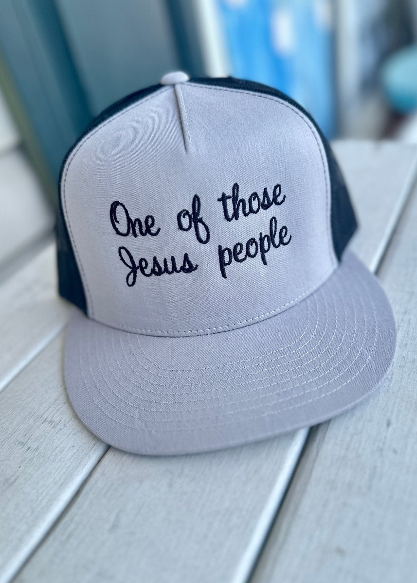 One Of Those Jesus People Structured Trucker Cap/Hat - Trucker Cap - Jimberly's Boutique - Olive Branch - Mississippi