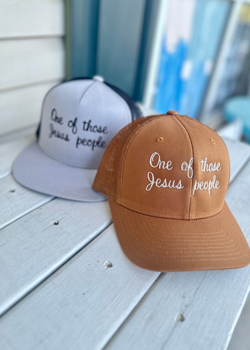 One Of Those Jesus People Structured Trucker Cap/Hat - Trucker Cap - Jimberly's Boutique - Olive Branch - Mississippi