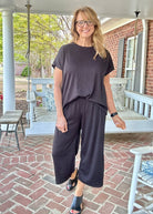 Palm Beach Set - Black | Dear Scarlett - lounge set - Jimberly's Boutique - Olive Branch - Mississippi