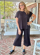 Palm Beach Set - Black | Dear Scarlett - lounge set - Jimberly's Boutique - Olive Branch - Mississippi
