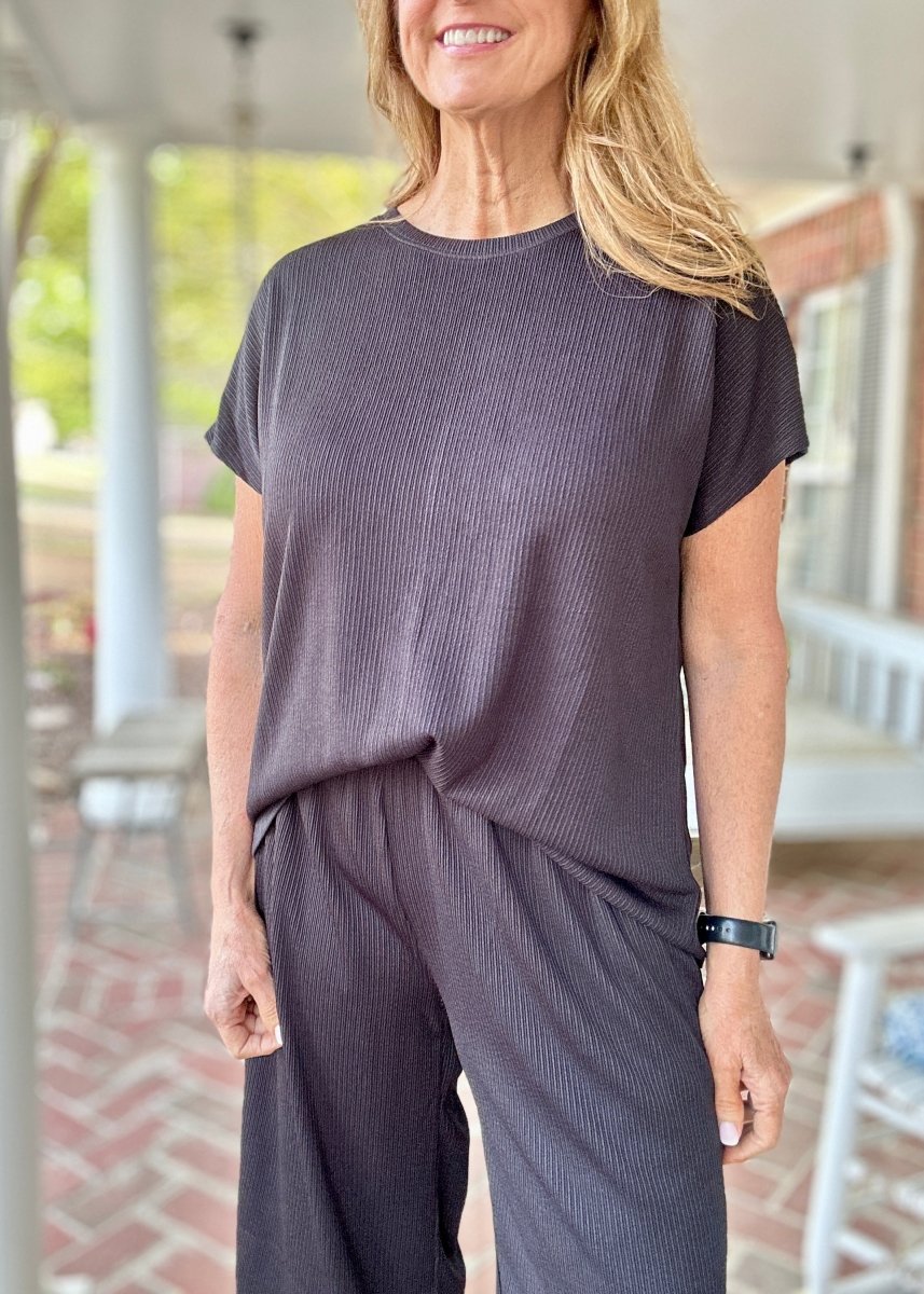 Palm Beach Set - Black | Dear Scarlett - lounge set - Jimberly's Boutique - Olive Branch - Mississippi
