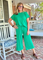 Palm Beach Set - Kelly Green | Dear Scarlett - lounge set - Jimberly's Boutique - Olive Branch - Mississippi