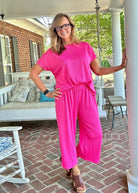 Palm Beach Set - Pink | Dear Scarlett - lounge set - Jimberly's Boutique - Olive Branch - Mississippi