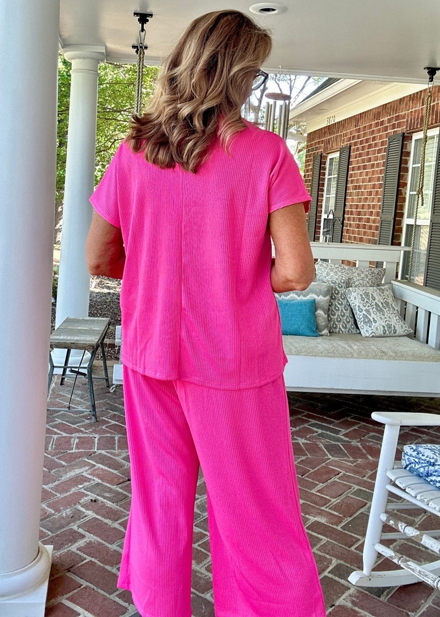 Palm Beach Set - Pink | Dear Scarlett - lounge set - Jimberly's Boutique - Olive Branch - Mississippi