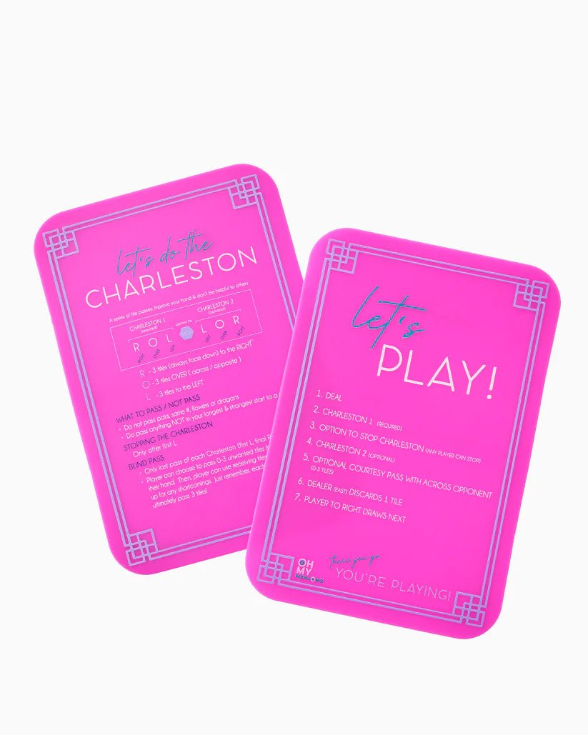 Pink Mahjong Shufflers | Oh My Mahjong PREORDER - Mahjong Shufflers - Jimberly's Boutique - Olive Branch - Mississippi