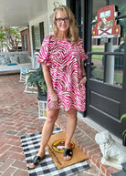 Pink Swirl Print Dress | Jodifl - Casual Dress - Jimberly's Boutique - Olive Branch - Mississippi