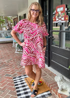 Pink Swirl Print Dress | Jodifl - Casual Dress - Jimberly's Boutique - Olive Branch - Mississippi