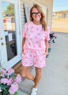 Polka Dot Shorts Set - Pink - Shorts set - Jimberly's Boutique - Olive Branch - Mississippi