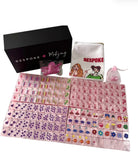 Pop Diva Cotton Candy Pink Pearl Mahjong Tiles | Bespoke - Mahjong Tiles -Jimberly's Boutique-Olive Branch-Mississippi