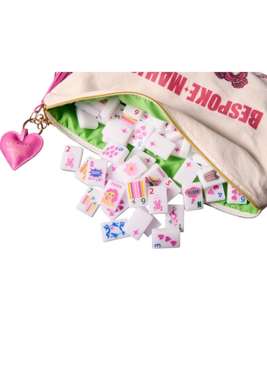 Pop Divas Bright White Mahjong Tiles | Bespoke - Mahjong Tiles -Jimberly's Boutique-Olive Branch-Mississippi