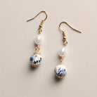 Porcelain Ceramic Drop Earrings - Jimberly's Boutique - Olive Branch - Mississippi