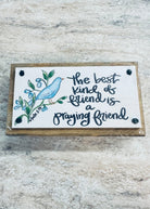 Praying Friend Driftwood - Happy Block - baxter & me - Jimberly's Boutique - Olive Branch - Mississippi