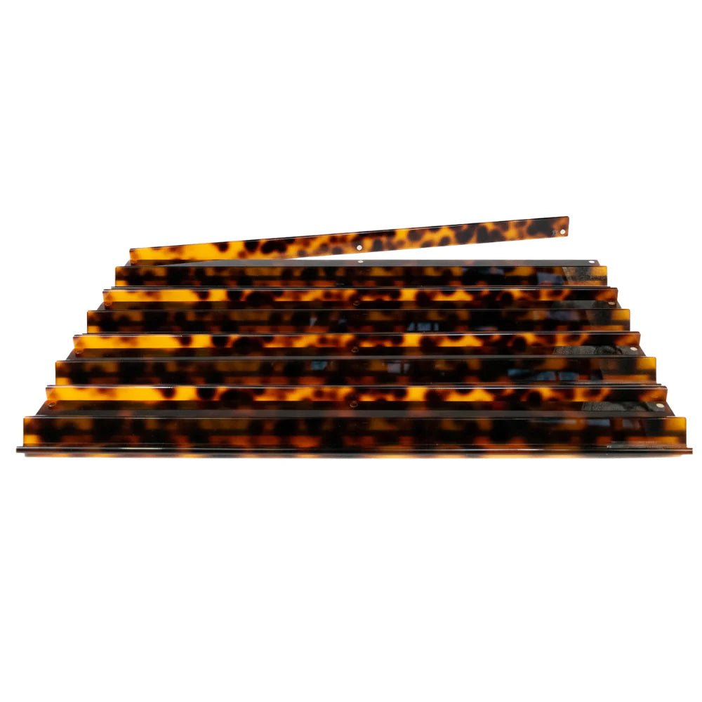 Premium Acrylic Magnetic Mahjong Racks - Tortoise Shell | My Fair Mahjong - Mahjong Rack & Pusher Set - Jimberly's Boutique - Olive Branch - Mississippi