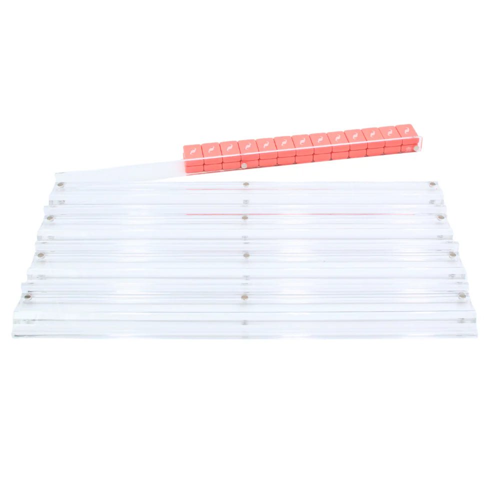 Premium Acrylic Magnetic Mahjong Racks - Transparent Clear | My Fair Mahjong - Mahjong Rack & Pusher Set - Jimberly's Boutique - Olive Branch - Mississippi