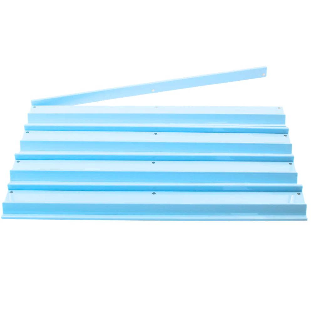 Premium Acrylic Mahjong Racks - Solid Macaron Blue | My Fair Mahjong - Mahjong Rack & Pusher Set -Jimberly's Boutique-Olive Branch-Mississippi
