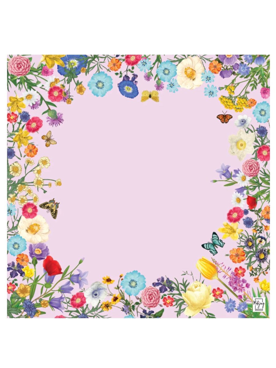 Preppy Pink Garden Mahjong Mat | Bespoke - Mahjong Mat -Jimberly's Boutique-Olive Branch-Mississippi