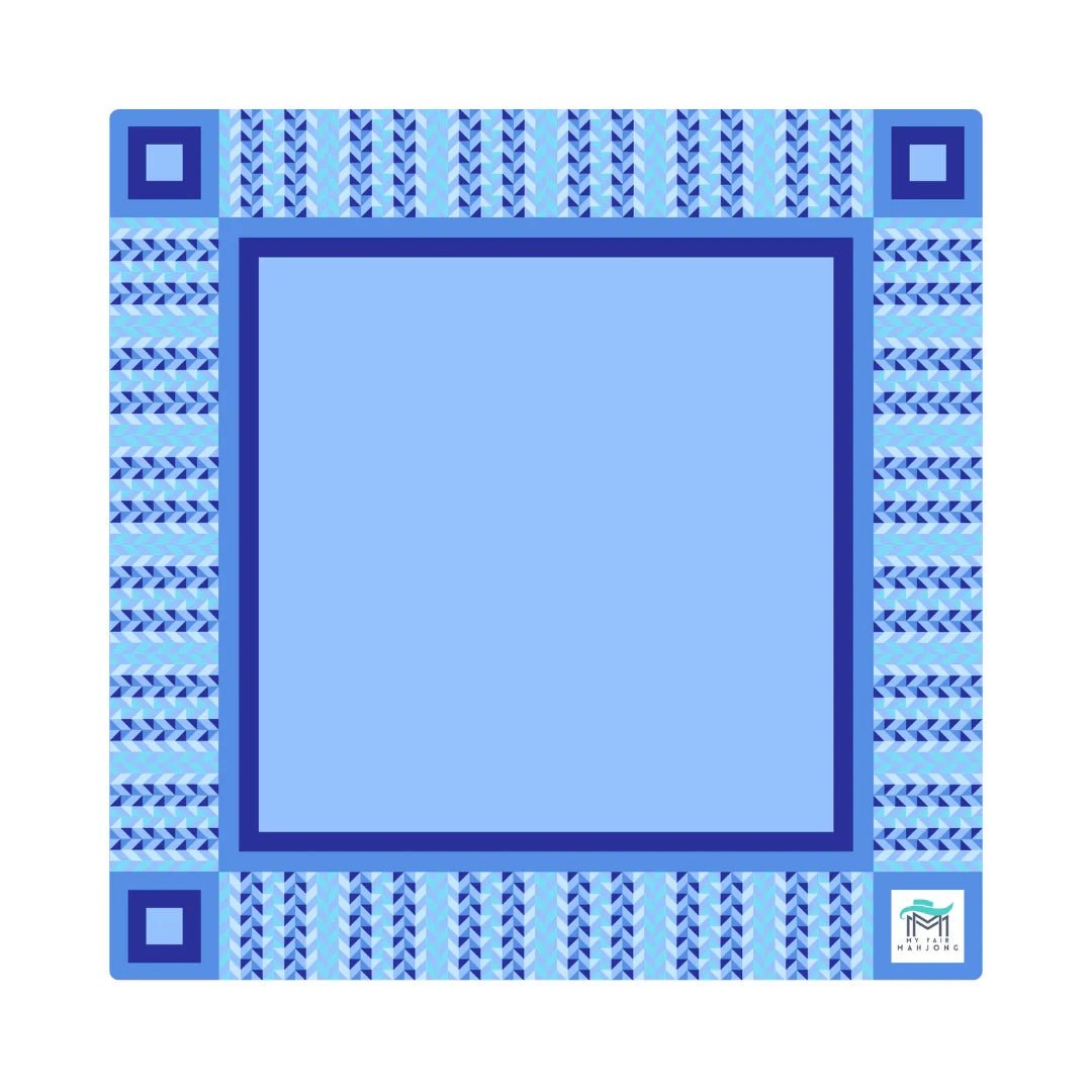 Prism Mahjong Mat - Blue | My Fair Mahjong - Mahjong Mat - Jimberly's Boutique - Olive Branch - Mississippi