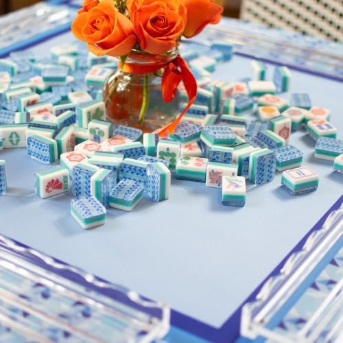 Prism Mahjong Mat - Blue | My Fair Mahjong - Mahjong Mat - Jimberly's Boutique - Olive Branch - Mississippi