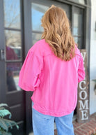 Raw Hem Jacket - Pink | Umgee - Jacket - Jimberly's Boutique - Olive Branch - Mississippi