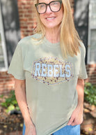 Rebels Camo | Graphic Tee | Khaki - Graphic Tee -Jimberly's Boutique-Olive Branch-Mississippi