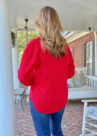 Rebels Embroidered Basic Sweater - sweater - Jimberly's Boutique - Olive Branch - Mississippi