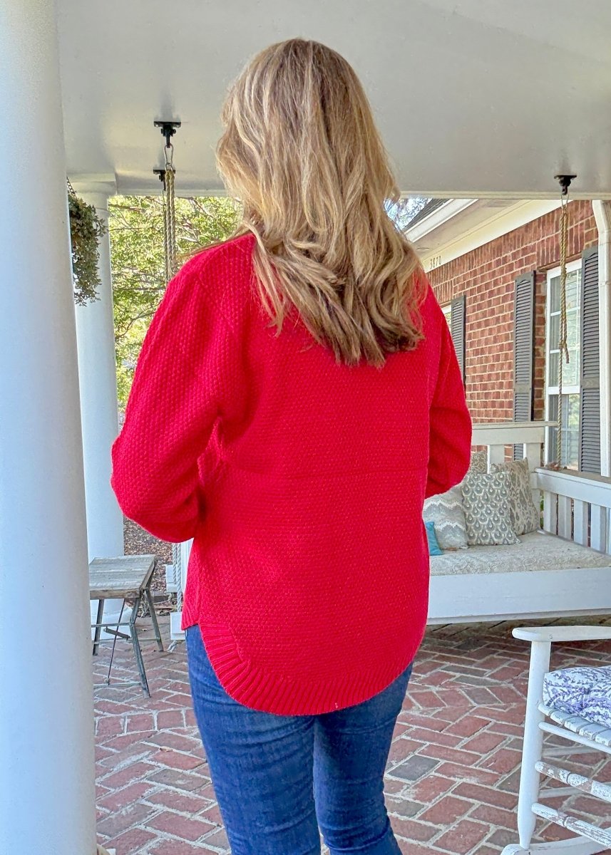 Rebels Embroidered Basic Sweater - sweater - Jimberly's Boutique - Olive Branch - Mississippi