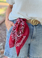 Rebs Embroidered Bandana - accessories - Jimberly's Boutique - Olive Branch - Mississippi