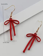 Red Bow Dangle Earrings - Earrings - Jimberly's Boutique - Olive Branch - Mississippi